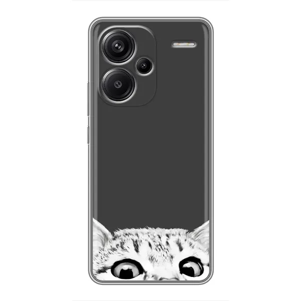 Чохол з принтом «Виглядає котик» для Xiaomi Redmi Note 13 Pro Plus Чохол з принтом «Виглядає котик» для Xiaomi Redmi Note 13 Pro Plus