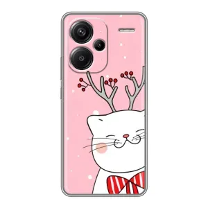 Чохол з принтом «Зимовий кіт» для Xiaomi Redmi Note 13 Pro Plus