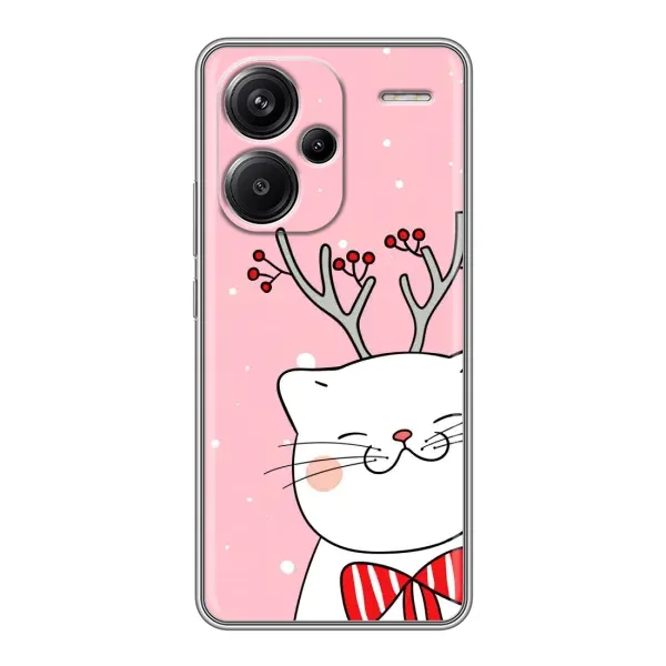 Чохол з принтом «Зимовий кіт» для Xiaomi Redmi Note 13 Pro Plus Чохол з принтом «Зимовий кіт» для Xiaomi Redmi Note 13 Pro Plus