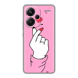 Чохол з принтом для Xiaomi Redmi Note 13 Pro Plus (AlphaPrint - Знак сердечка)