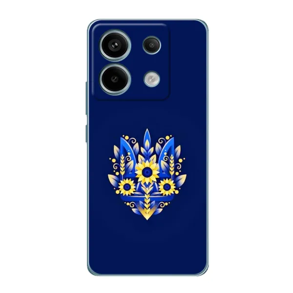 Чехол с принтом «Цветочный Герб» для Xiaomi Redmi Note 13 Pro