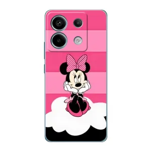 Эксклюзивный чехол для Xiaomi Redmi Note 13 Pro (4G) (AlphaPrint - Мультяшные) (Девочка Maus)