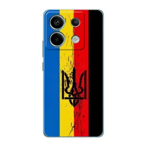 Украинские Чехлы для Xiaomi Redmi Note 13 Pro (4G) с картинкой УПА (AlphaPrint) (Прапор УПА)