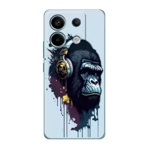 Чехол с принтом «Горилла в наушниках» для Xiaomi Redmi Note 13 Pro