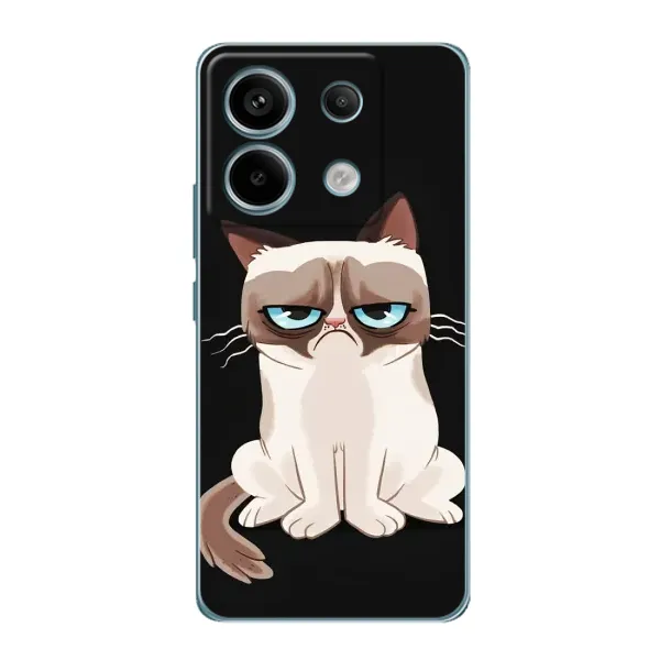 Чехол с принтом «Грустный кот» для Xiaomi Redmi Note 13 Pro