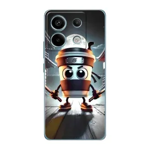 Чохол з мемом Тралалело тралала на Xiaomi Redmi Note 13 Pro (Капучіно асасіно)