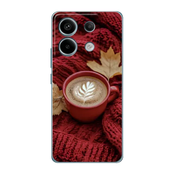 Чохол з принтом «Кава на ковдрі» для Xiaomi Redmi Note 13 Pro Чохол з принтом «Кава на ковдрі» для Xiaomi Redmi Note 13 Pro
