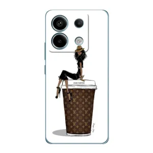 Чохли Луі Вітон для Xiaomi Redmi Note 13 Pro (AlphaPrint - LOUIS VUITTON) (кава LOUIS VUITTON)