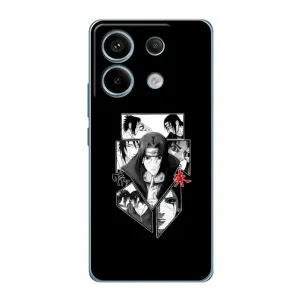 Чехол с принтом «коллаж Итачи» для Xiaomi Redmi Note 13 Pro