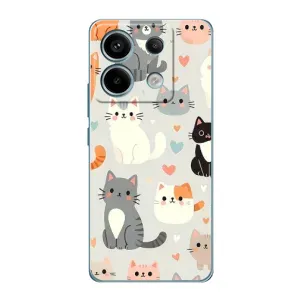 Чехол с принтом «Коллаж котов» для Xiaomi Redmi Note 13 Pro