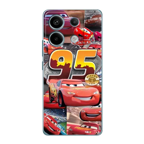 Чехол с принтом «Коллаж Молния Маквин» для Xiaomi Redmi Note 13 Pro Чехол с принтом «Коллаж Молния Маквин» для Xiaomi Redmi Note 13 Pro