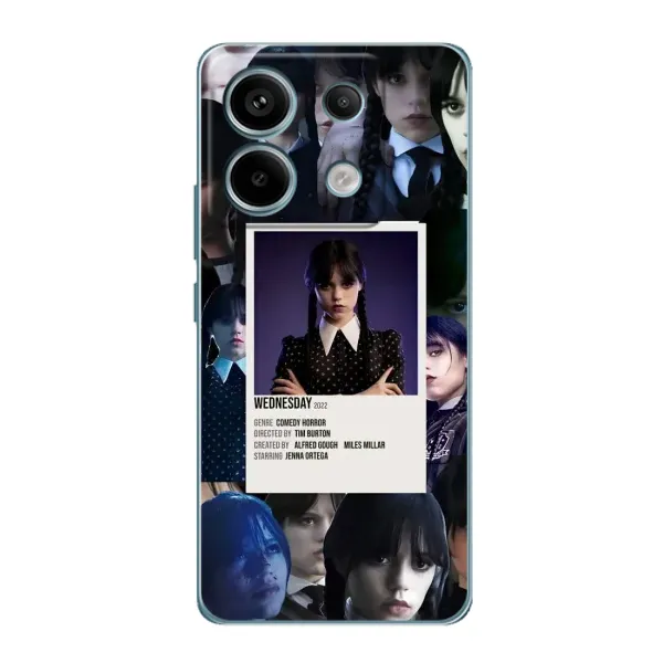 Чехол с принтом «коллаж Уэнздей» для Xiaomi Redmi Note 13 Pro