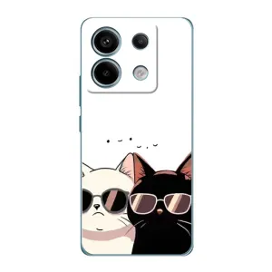 Чехол с принтом «Коты в очках» для Xiaomi Redmi Note 13 Pro