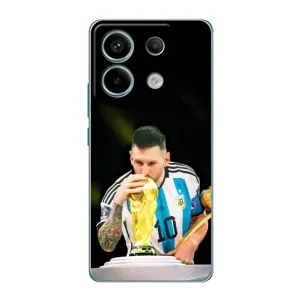 Чохли для Xiaomi Redmi Note 13 Pro (Leo чемпіон) (AlphaPrint) (Кубок Мессі)