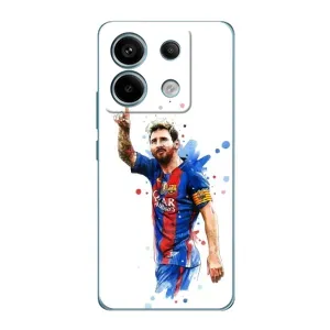 Чехлы Месси для Xiaomi Redmi Note 13 Pro (4G) (AlphaPrint) (Лео Месси)