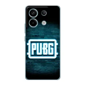 Чехол PUBG для Редми Нот 13 Про (4G) (AlphaPrint) (Лого PUBG)
