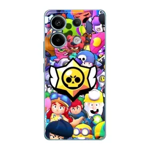 Чехол с принтом «Лого Brawl Stars» для Xiaomi Redmi Note 13 Pro