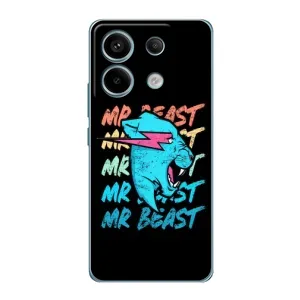Чехол с принтом «logo Mr beast» для Xiaomi Redmi Note 13 Pro