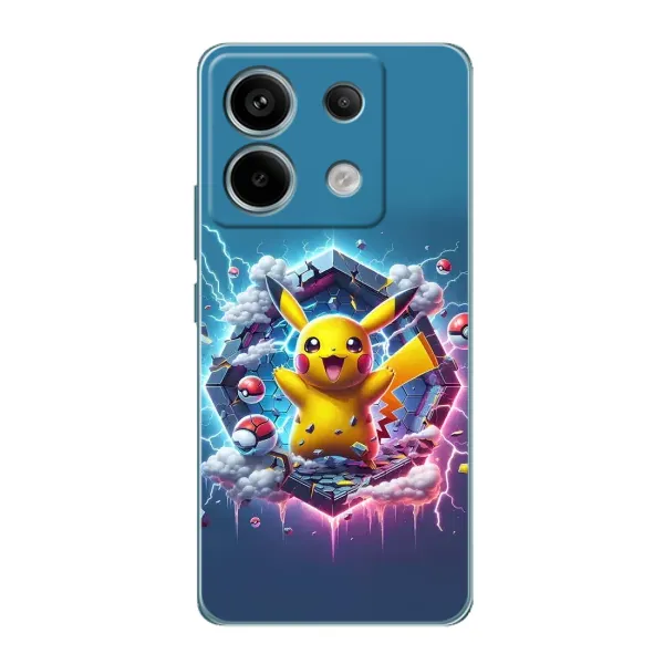 Чехол с принтом «Лого Пикачу» для Xiaomi Redmi Note 13 Pro Чехол с принтом «Лого Пикачу» для Xiaomi Redmi Note 13 Pro