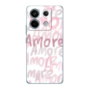 Чехол с принтом «Аморе любовь» для Xiaomi Redmi Note 13 Pro