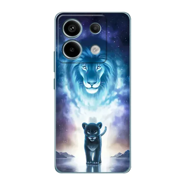 Чехол с принтом «Маленький лев» для Xiaomi Redmi Note 13 Pro