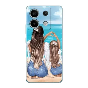 Чехол с печатью для Xiaomi Redmi Note 13 Pro (4G) - (Мама с ребенком) (AlphaPrint)