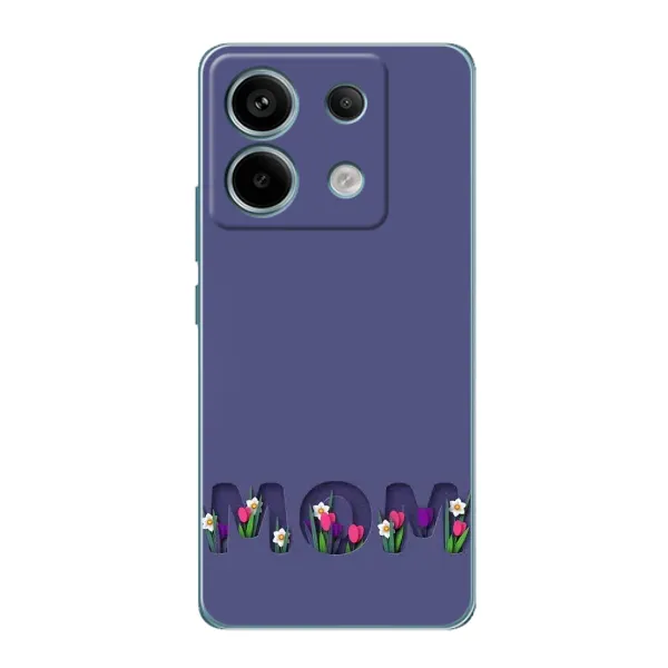 Чехол с принтом «Мама в цветах» для Xiaomi Redmi Note 13 Pro
