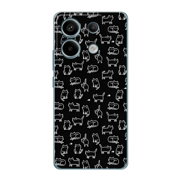 Чехол с принтом «Меленькие котики» для Xiaomi Redmi Note 13 Pro