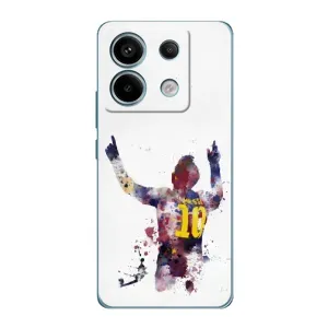 Чехлы Месси для Xiaomi Redmi Note 13 Pro (4G) (AlphaPrint) (Messi Barca)