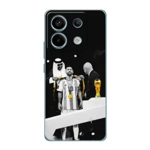 Чохли для Xiaomi Redmi Note 13 Pro (Leo чемпіон) (AlphaPrint) (Мессі коронований)