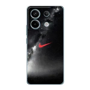Чехол для Xiaomi Redmi Note 13 Pro (4G) - с принтом Найк (AlphaPrint) (Найк красный)