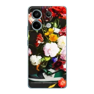 Чехол с принтом «Nike цветы» для Xiaomi Redmi Note 13 Pro