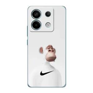 Чехлы с Обезьянами NFT для Xiaomi Redmi Note 13 Pro (4G) (AlphaPrint) (обезьяна NFT Nike)