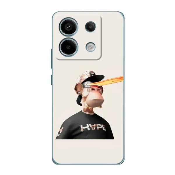 Чехол с принтом «обезьяна NFT в очках» для Xiaomi Redmi Note 13 Pro Чехол с принтом «обезьяна NFT в очках» для Xiaomi Redmi Note 13 Pro