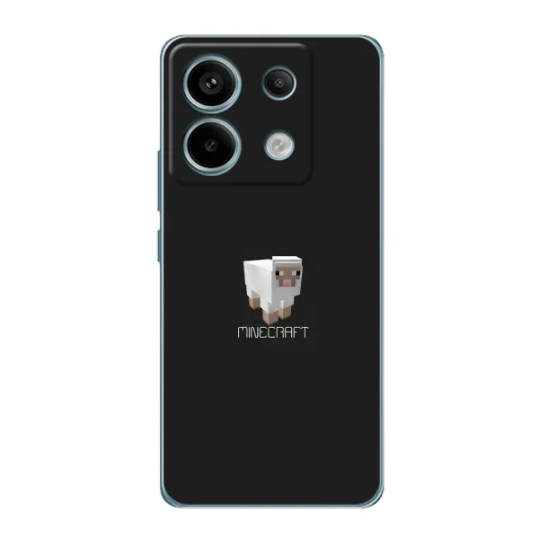 Чехол с принтом «Овечка Майнкрафт» для Xiaomi Redmi Note 13 Pro Чехол с принтом «Овечка Майнкрафт» для Xiaomi Redmi Note 13 Pro