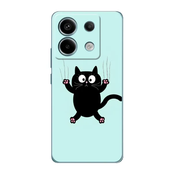 Чехол с принтом «Падающий кот» для Xiaomi Redmi Note 13 Pro