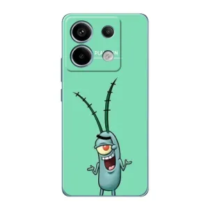 Чехол Губка Боб для Редми Нот 13 Про (4G) (Персонаж Планктон)