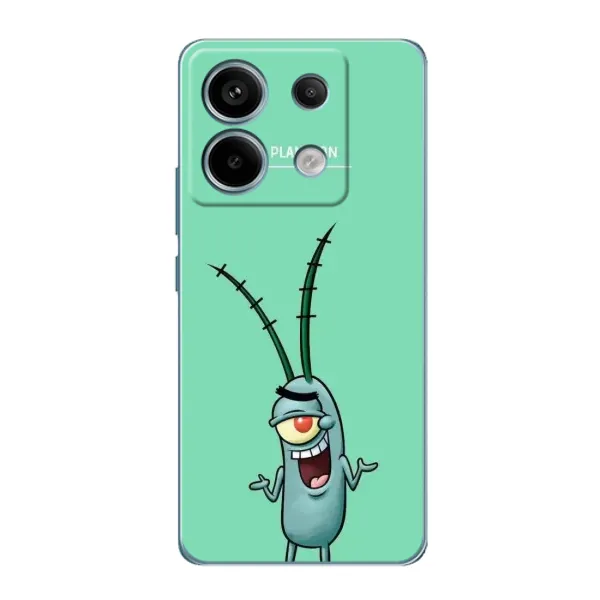 Чехол с принтом «Персонаж Планктон» для Xiaomi Redmi Note 13 Pro