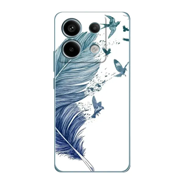 Чехол с принтом «Перышко» для Xiaomi Redmi Note 13 Pro