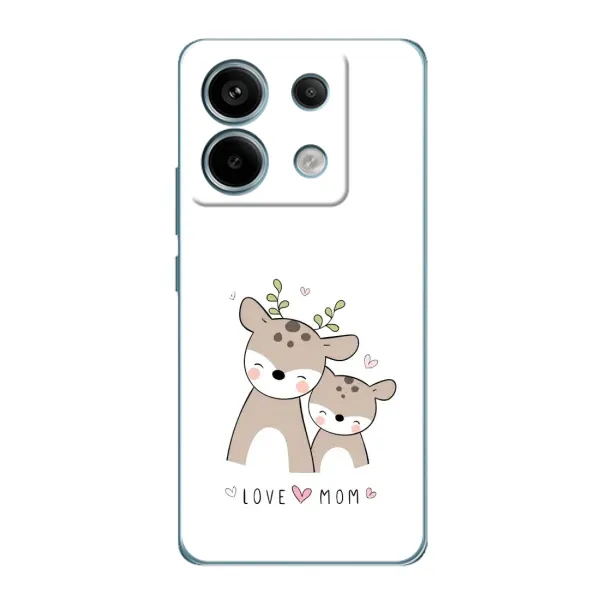 Чехол с принтом «Оленята мама и малыш» для Xiaomi Redmi Note 13 Pro