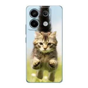 Чехол с принтом «Прыжок кота» для Xiaomi Redmi Note 13 Pro