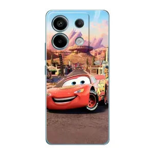 Силиконовый чехол Маквин для Xiaomi Redmi Note 13 Pro (Радиаторный Спрингс Маквин)