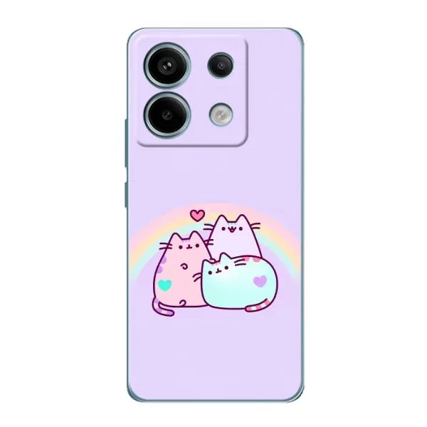 Чохол з принтом «Радужний котик» для Xiaomi Redmi Note 13 Pro Чохол з принтом «Радужний котик» для Xiaomi Redmi Note 13 Pro