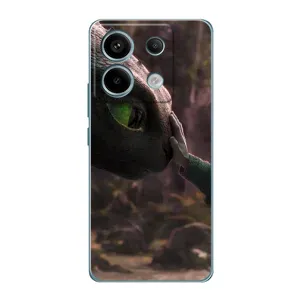 Чехол как приручить дракона на Xiaomi Redmi Note 13 Pro (Сцена с драконом)