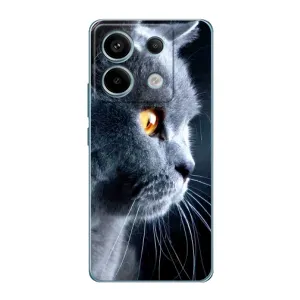 Чехол с принтом «Серый Кот» для Xiaomi Redmi Note 13 Pro