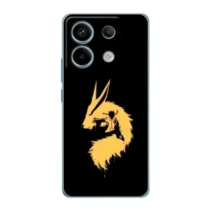 Чехол с принтом «силуэт Курама Наруто» для Xiaomi Redmi Note 13 Pro