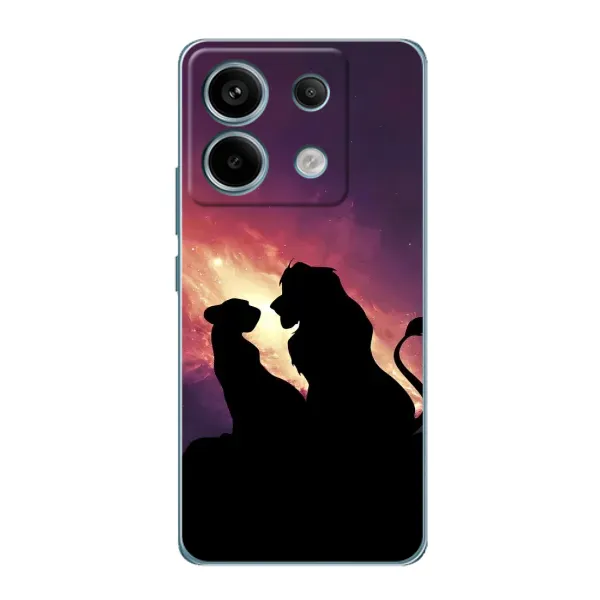 Чехол с принтом «Силуэт Симба и Налу» для Xiaomi Redmi Note 13 Pro Чехол с принтом «Силуэт Симба и Налу» для Xiaomi Redmi Note 13 Pro
