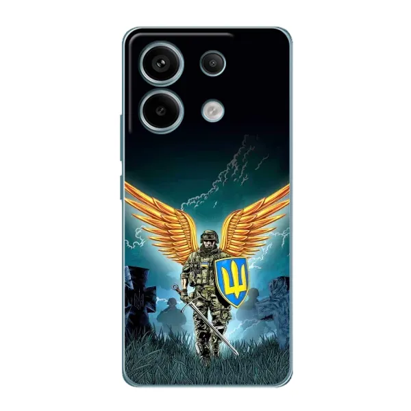 Чехол с принтом «Солдат ЗСУ» для Xiaomi Redmi Note 13 Pro