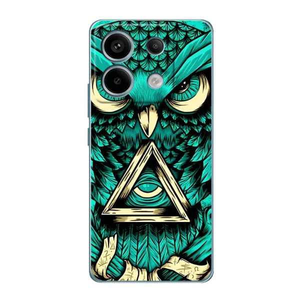 Чехол с принтом «Сова с глазом» для Xiaomi Redmi Note 13 Pro Чехол с принтом «Сова с глазом» для Xiaomi Redmi Note 13 Pro