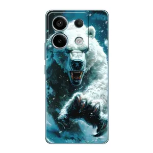 Чехол с принтом «Полярный медведь» для Xiaomi Redmi Note 13 Pro